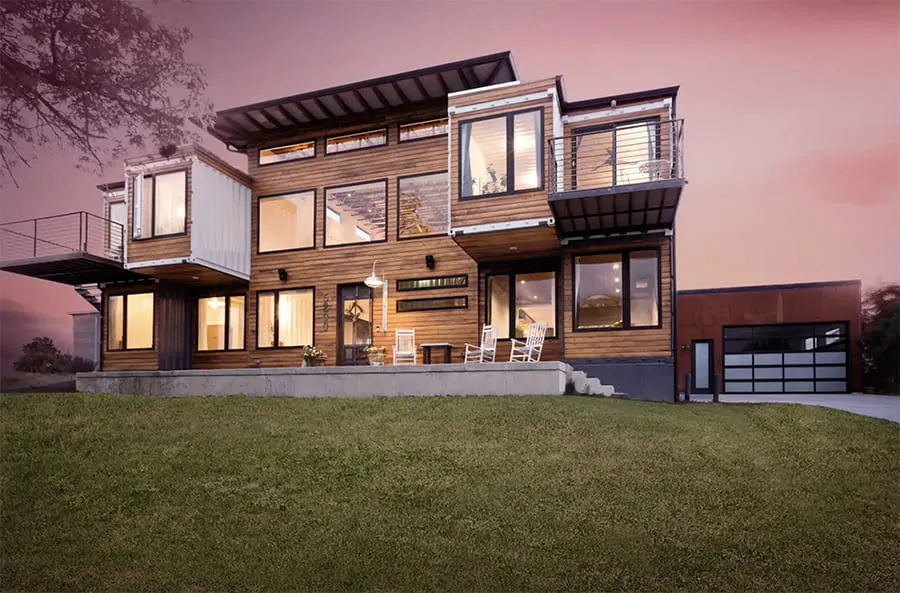 huge container home