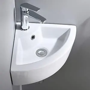 corner bathroom sink