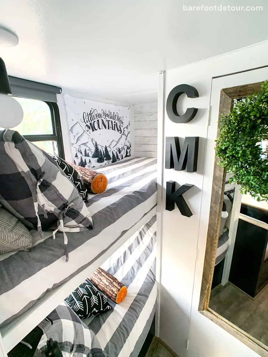 modern bunk beds camper