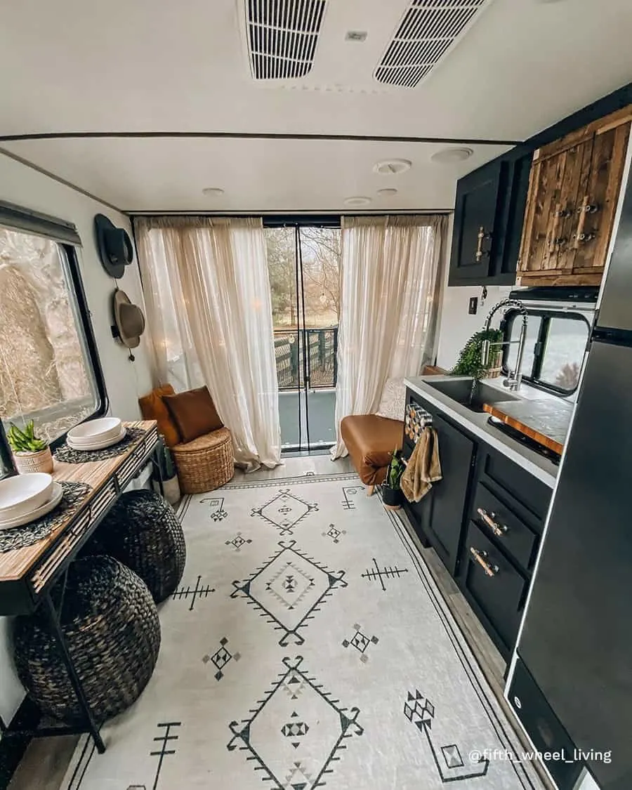 bohemian modern toy hauler rv